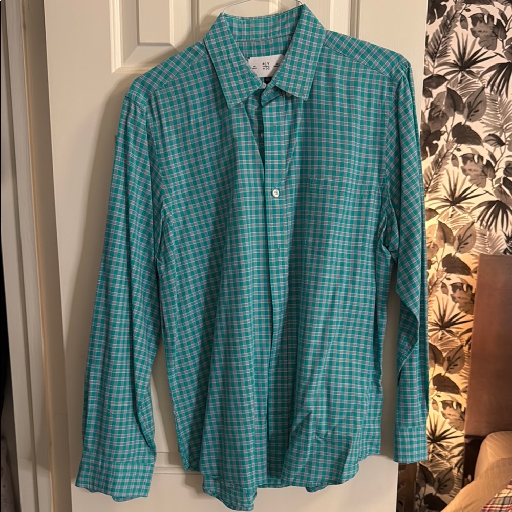 Men's Green Checkered Shirt
